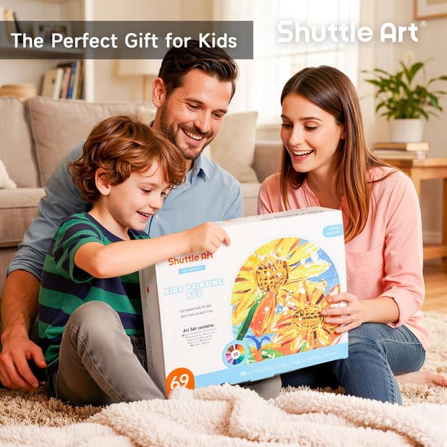 Thumbnail 6 de Shuttle Art Malset für Kinder 69-teilig