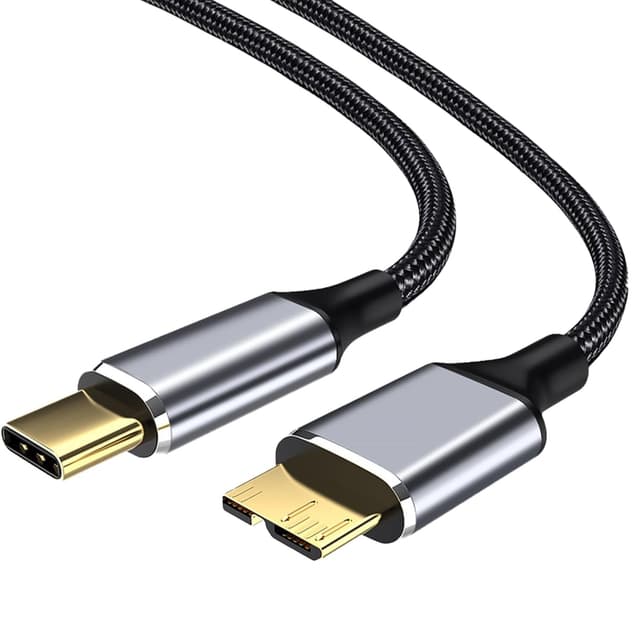 Detalle de Leloco USB Micro-B auf USB-C Kabel (1 m) – USB 3.0, bis 5 Gbps