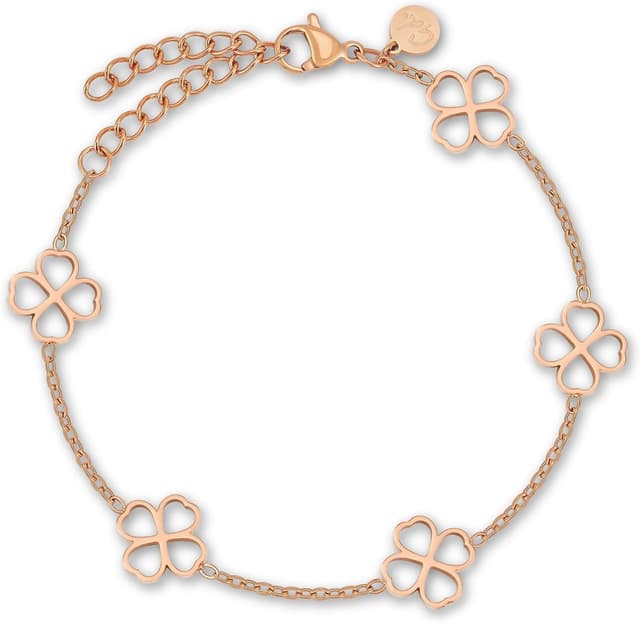Thumbnail 6 de GD GOOD.designs Bracciale a trifoglio da donna in acciaio 316L regolabile, impermeabile e ipoallergenico