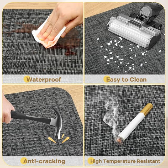 Thumbnail 6 de BesWin Office Chair Mat 90x120cm for Hard Floors