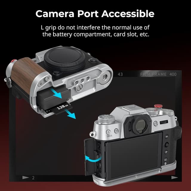 Thumbnail 2 de SMALLRIG X-T50 Handgriff Silber