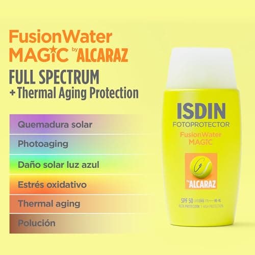 Thumbnail 7 de ISDIN Fotoprotección Fusion Water MAGIC by Alcaraz, protector solar facial ultraligero con efecto refrescante (50 ml)