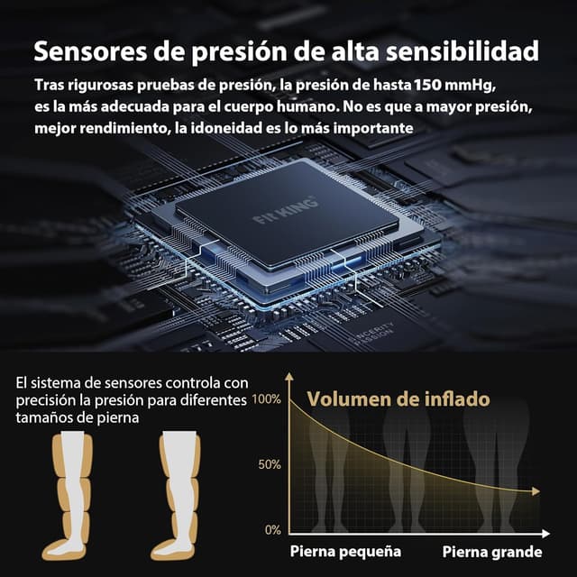 Thumbnail 6 de FIT KING Masajeador Inalámbrico para Piernas con Presoterapia 🦵