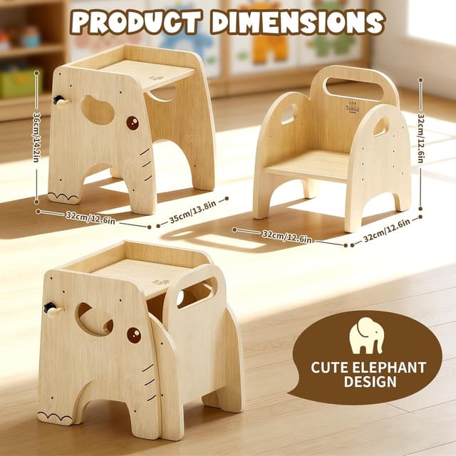 Detalle 2 de Lehoo Montessori toddler table set 1-3 years