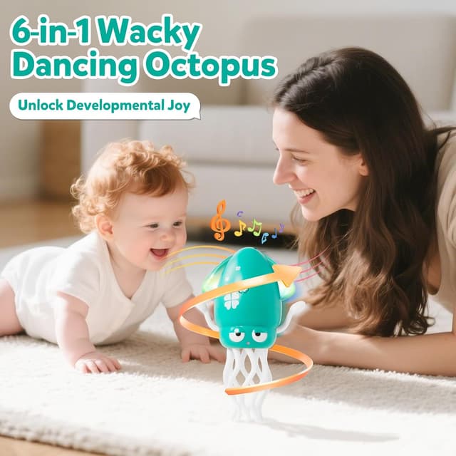 Thumbnail 4 de Hirger Dancing Octopus Crawling Toy 🐙