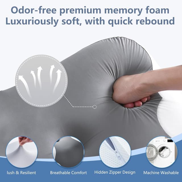 Thumbnail 3 de motomoyo Oreiller Ergonomique en Mousse Mémoire