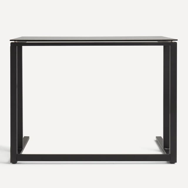 Detalle 2 de El Corte Inglés Escritorio Kansas de acero y cristal