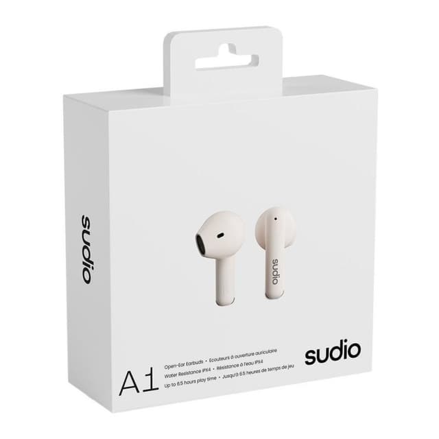 Detalle de Sudio A1 Auriculares inalámbricos Blanco Nieve con control táctil y Bluetooth 5.3