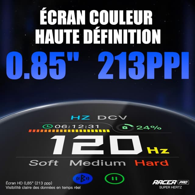 Detalle de MAST TATTOO Mast Racer Pro machine à tatouer sans fil rotative (3–140Hz) avec batterie 1520mAh — rose