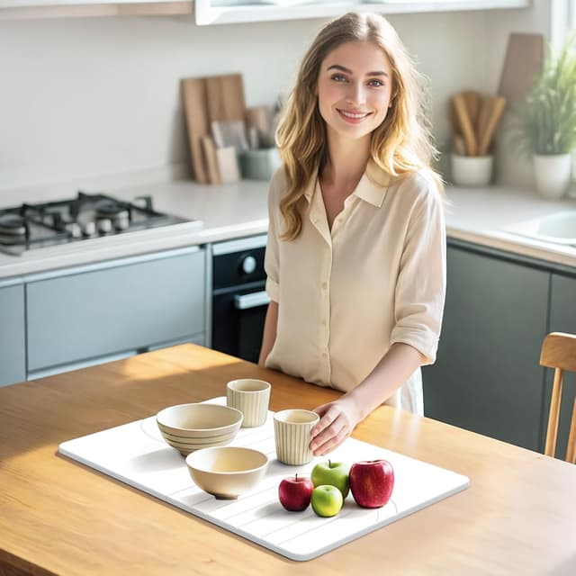 Thumbnail 6 de Luxspire Large Stone Drying Mat 24"x16" 🧽