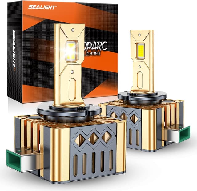 Detalle de SEALIGHT D3S HID Replacement Bulbs (6500K Cool White) — Plug and Play Pack of 2