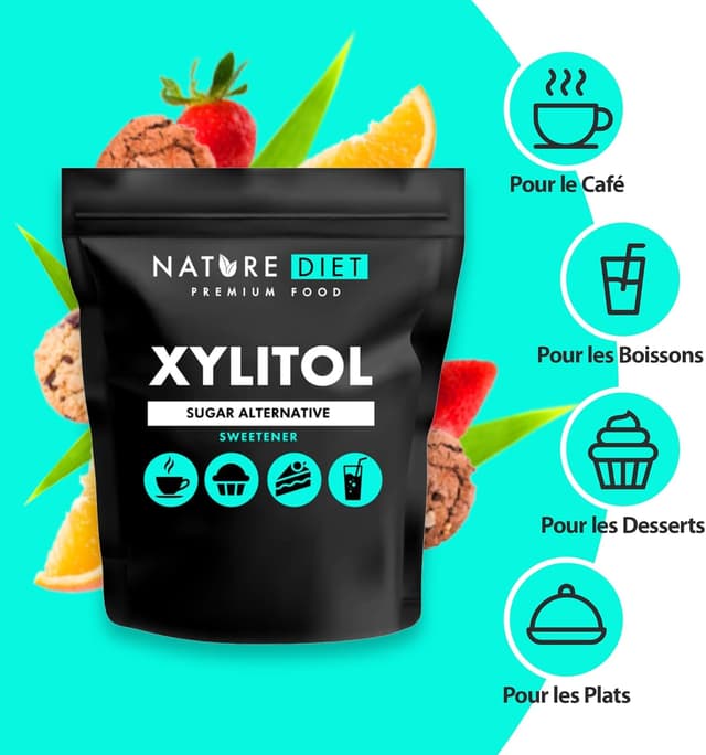Thumbnail 4 de Nature Diet Xylitol 2x1000g Ă©dulcorant đŹ