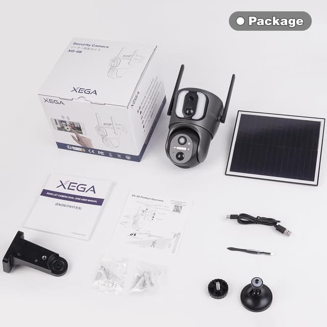 Thumbnail 6 de Xega 4G Dual Lens Security Camera