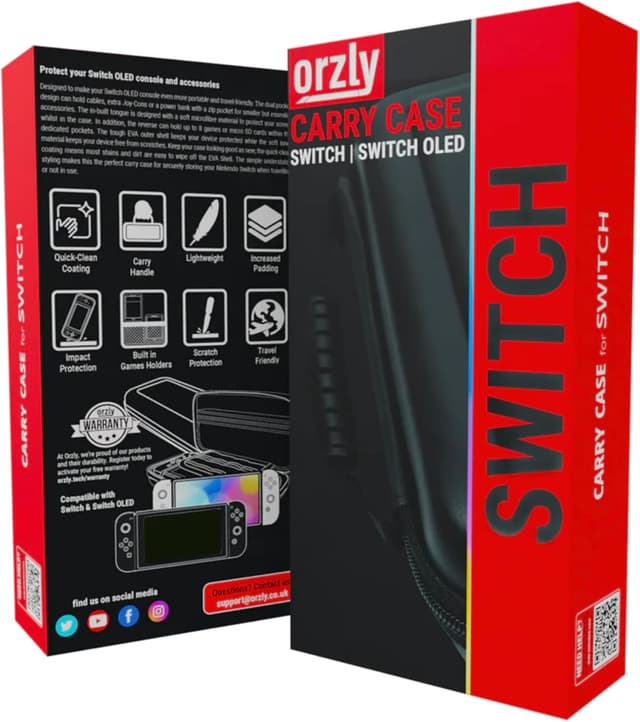 Detalle 2 de Orzly Custodia Switch per Nintendo Switch OLED