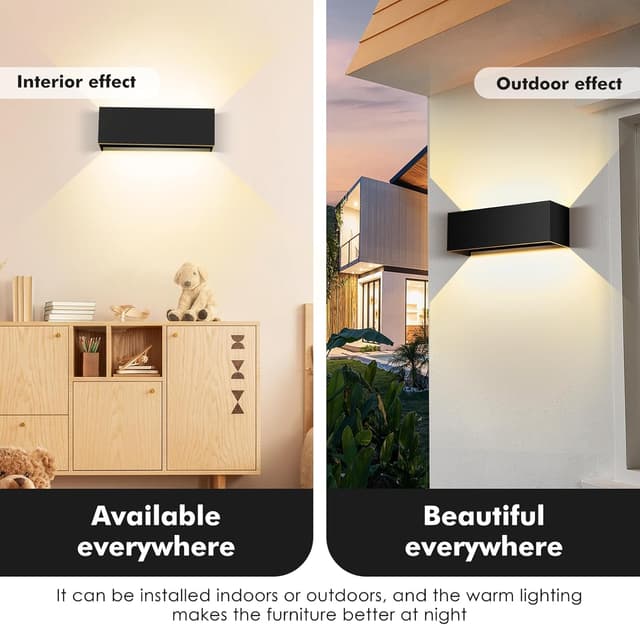 Thumbnail 5 de Cwycfw Lampada da parete LED 36W per esterni IP65