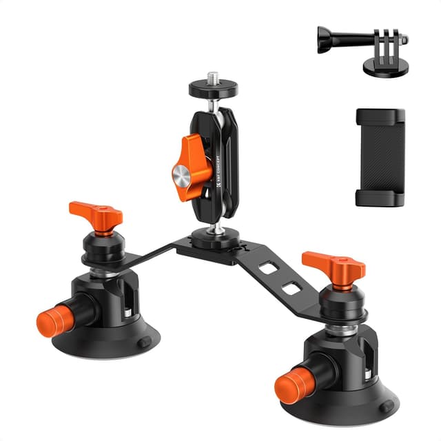 Detalle de K&F CONCEPT Kit 2 ventosas 3" para coche