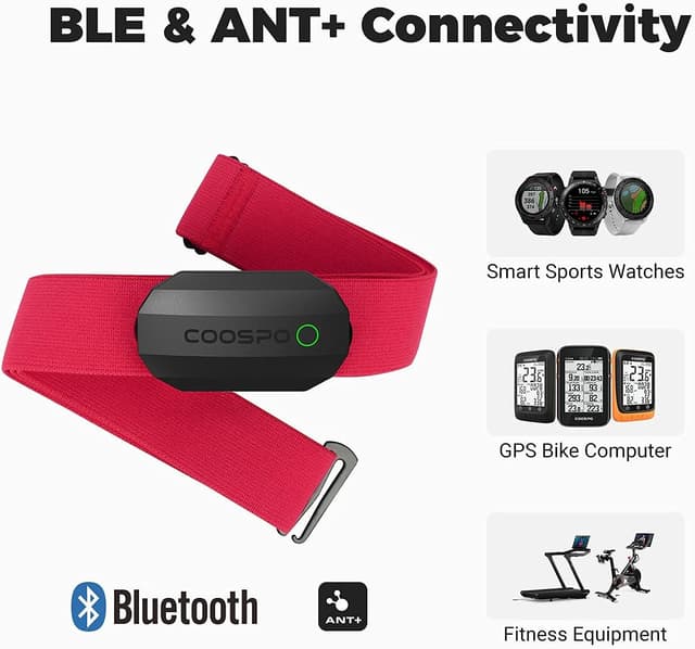 Detalle 2 de COOSPO Chest Heart Rate Monitor 45g