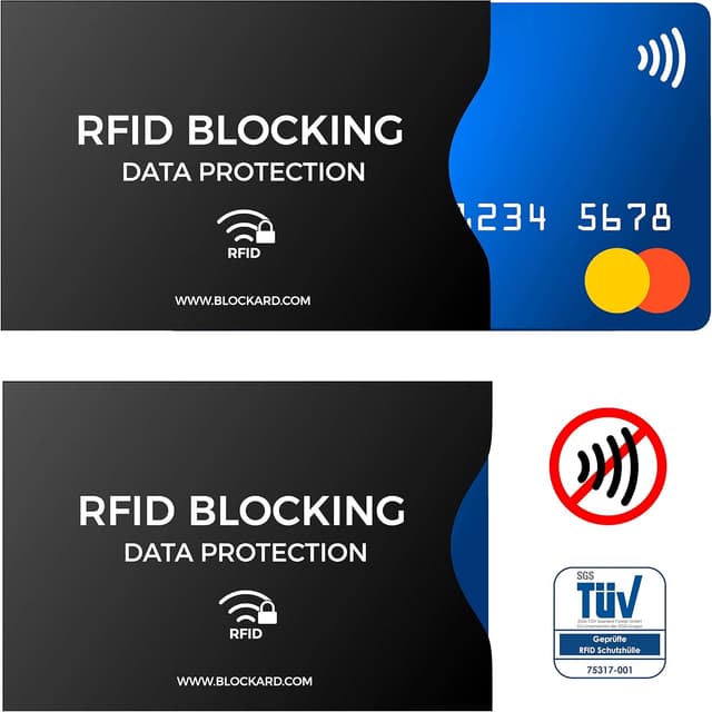 Detalle 2 de BLOCKARD RFID Blocker Kartenhülle 12er Set