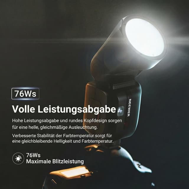 Detalle 2 de NEEWER Z2PRO-C TTL Speedlite für Canon 1/8000s