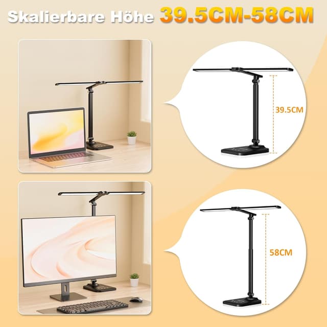 Thumbnail 5 de CHARYJOD Schreibtischlampe 58 cm