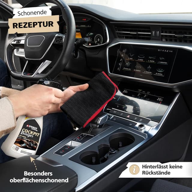 Detalle de SPRINGER RX5600 Cockpit-Reiniger (500 ml) – Innenraumreiniger antistatisch & staubabweisend, Made in Germany