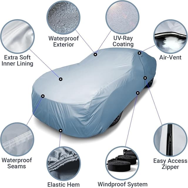 Thumbnail 3 de iCarCover Premium Car Cover for Chevy Corvette C3 (1968–1982)