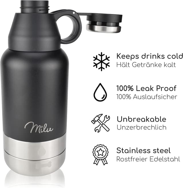 Thumbnail 4 de Milu Trinkflasche Hunde 950 ml 🚶