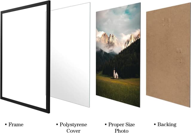 Thumbnail 6 de Giftgarden A2 picture frame in black