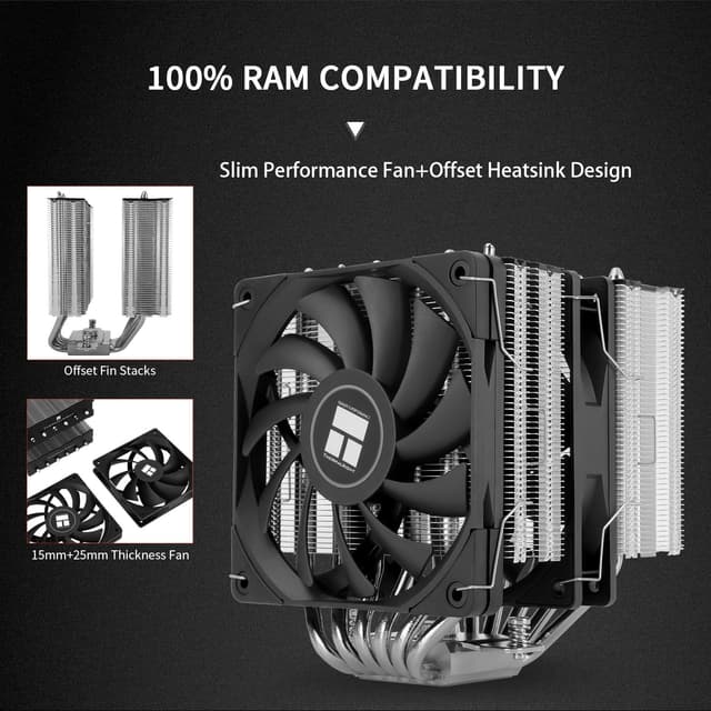 Thumbnail 4 de Thermalright Royal Knight 120 CPU cooler 1500RPM