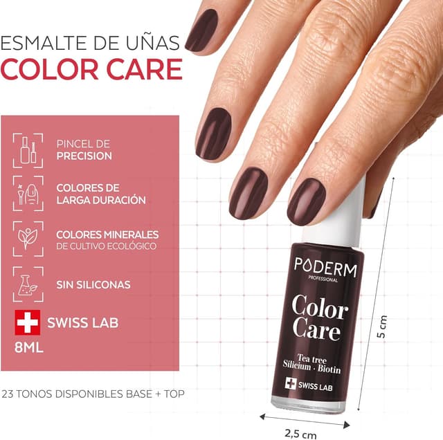 Thumbnail 4 de PODERM Esmalte Tea Tree para hongos uñas 2 en 1