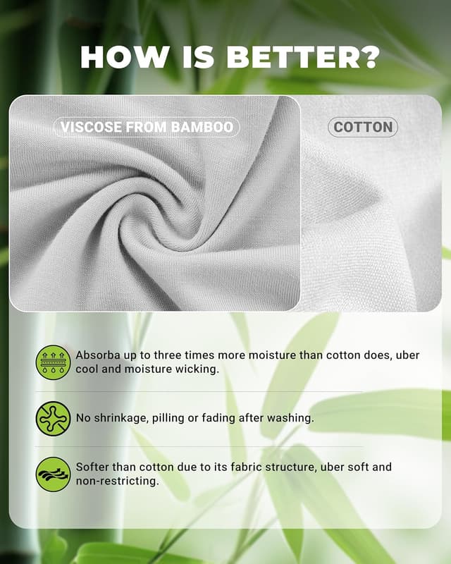 Thumbnail 3 de BAMBOO COOL Women's High-Waisted Briefs 5-Pack 🩲