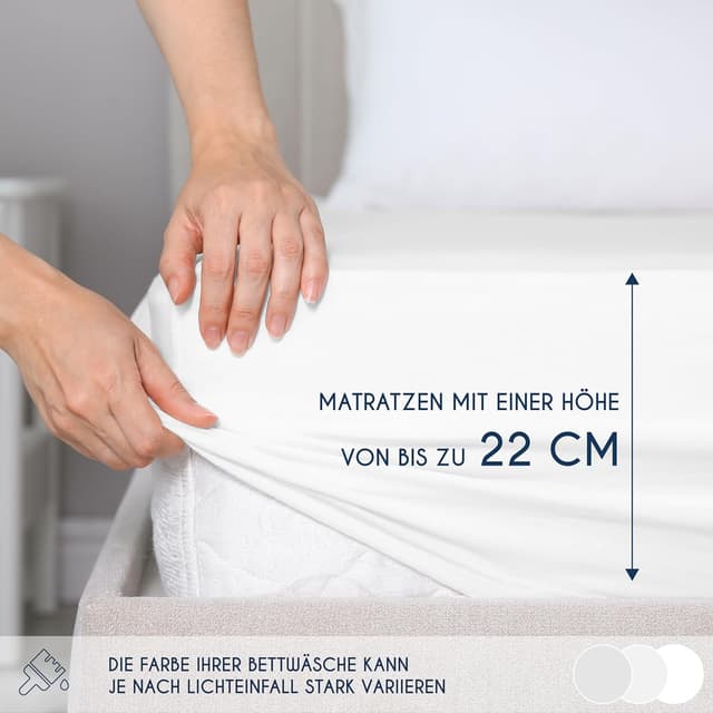 Thumbnail 2 de Dreamzie Spannbettlaken 140x190/200 cm