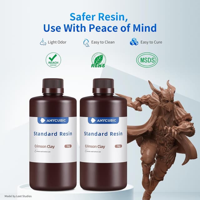 Thumbnail 4 de ANYCUBIC Upgraded 8K Resin 1kg for LCD 3D Printing 🖨