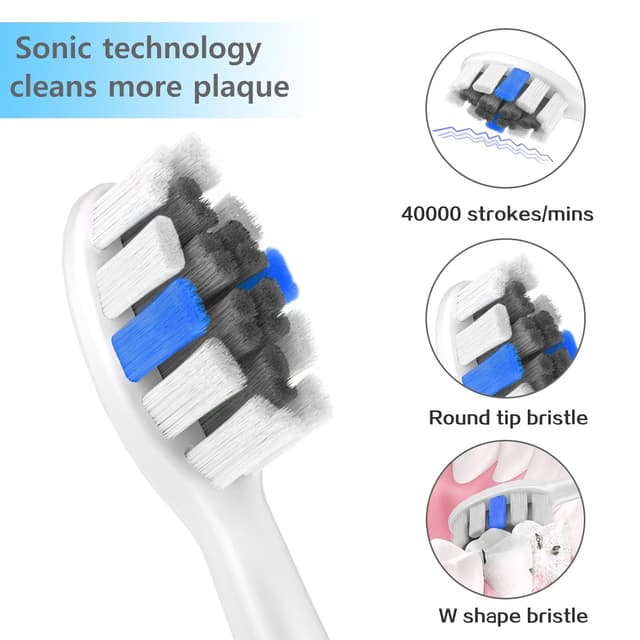 Detalle 2 de Lächen Ersatzbürstenkopf 4 Stück 🪥