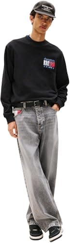 Thumbnail 3 de Tommy Jeans Flag Crew Sudadera hombre L 👕