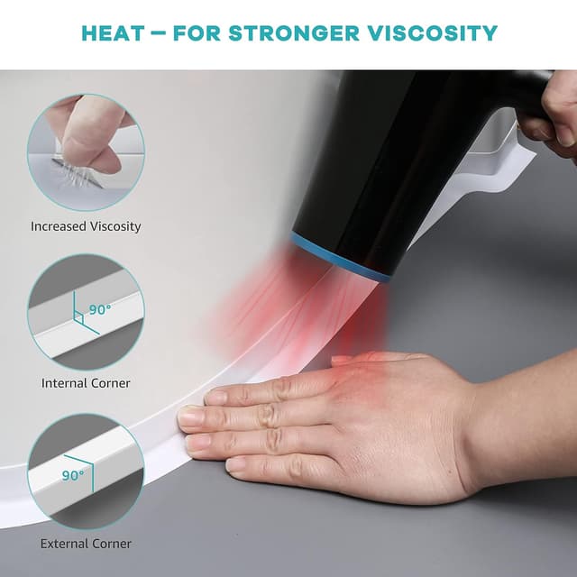 Detalle de Bath sealant tape 3.8 cm BLAZOR