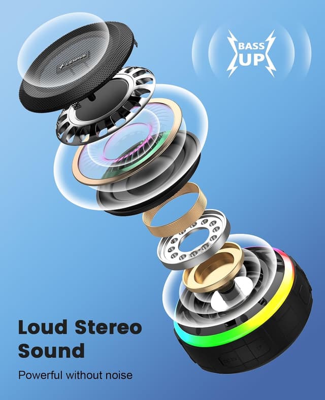 Detalle de Kunodi Bluetooth Shower Speaker 5W IPX7