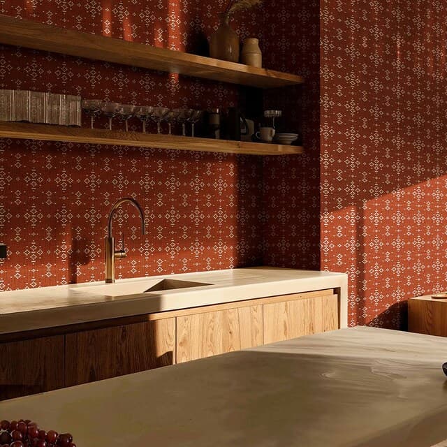 Thumbnail 1 de Coordonne Mazahua papel pintado colección Sarape 🏠