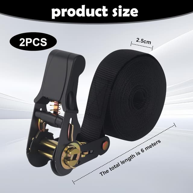 Detalle 2 de DUBUOZA Spanngurte mit Ratsche 6 m