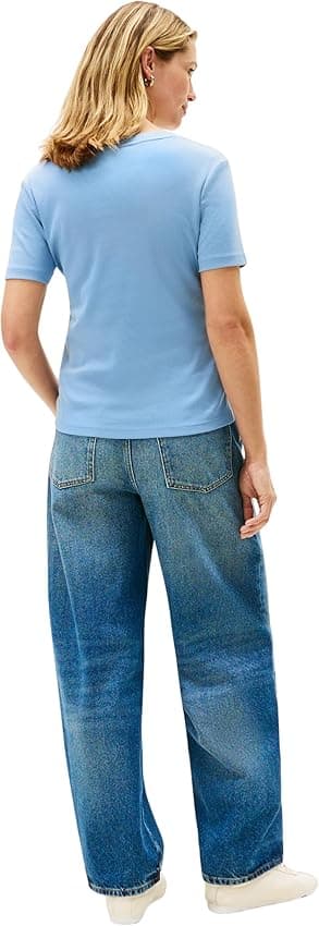 Thumbnail 1 de Tommy Hilfiger Slim Cody V‑nk Ss Ww0ww40584 camiseta azul L 👕