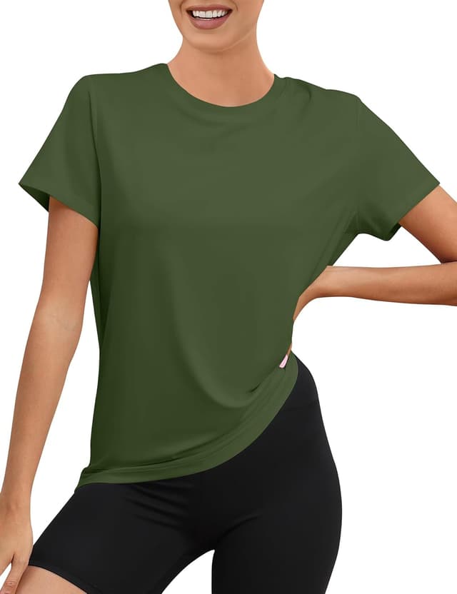 Detalle de Rapbin Sportshirt Damen Kurzarm UPF 50+