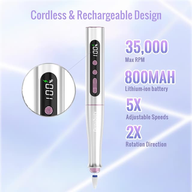 Thumbnail 1 de Denabuty DN-2402 Ponceuse Ongles 35000 tr/min