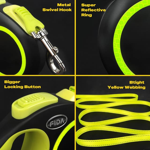 Thumbnail 2 de Fida Retractable Dog Lead 5m for Large Dogs