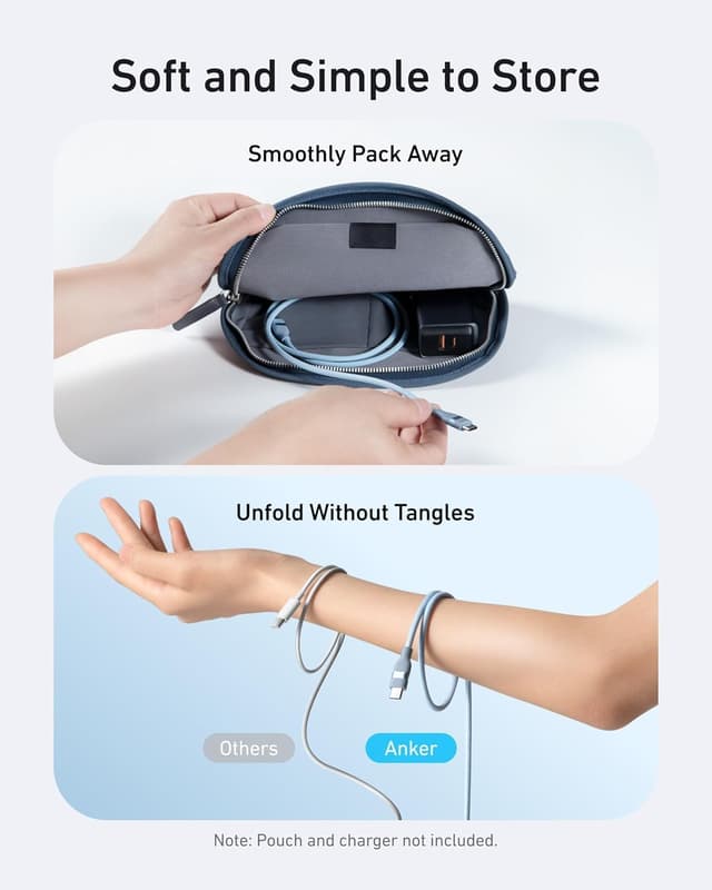 Thumbnail 4 de Anker Nano USB C Cable 240W, 6 ft braided cable