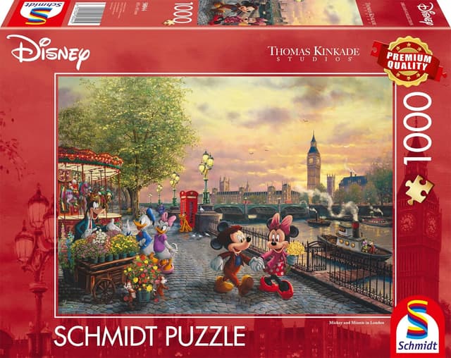 Imagen de Schmidt Spiele Thomas Kinkade Mickey y Minnie 1000 piezas en OfertitasTOP