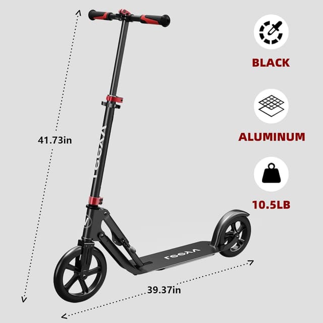 Thumbnail 1 de LEEYV Adult Scooter with Big Wheels