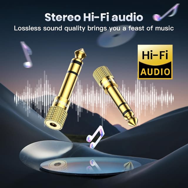 Detalle de POSUGEAR Klinke Adapter 2 Stück