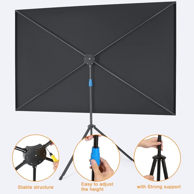 Thumbnail 2 de VISULAPEX 2025 80” fiberglass projector screen