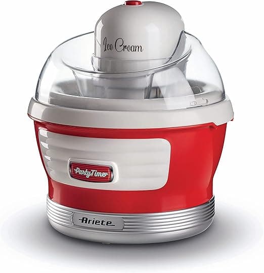 Imagen de Ariete 643/00 Máquina de Helado Party Time 🍨 1.5L Roja en OfertitasTOP