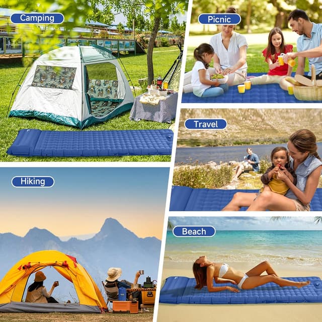 Thumbnail 6 de HiiPeak Camping-Isomatte 1,1 kg Luftmatratze